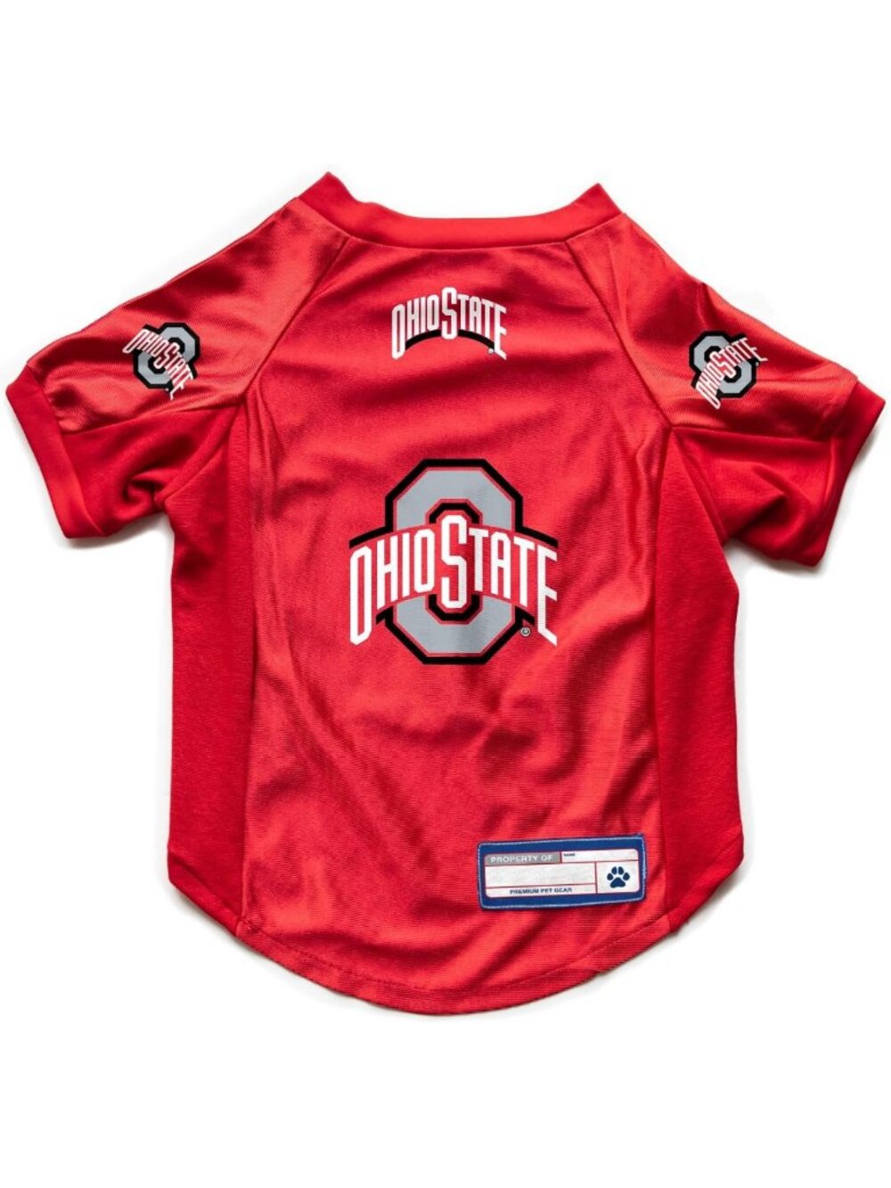 Pet Jersey for Ohio State Buckeyes Fans - Stretchy, Team Color, Medium Size